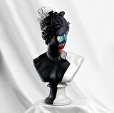 Diana 'Slice of Color' Dekoratif Büyük Heykel, Pop Art Roma Yunan Heykelleri